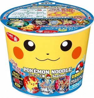 Pokemon Seafood Noodle - детская лапша вкус сифуд