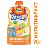 Пюре фруктовое Агуша Мультифрукт 90г с 6 месяцев