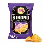 Картофельные чипсы Lay&#039;s Strong Чеснок 145г