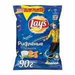 Картофельные чипсы Lay&#039;s Сметана и лук 90г