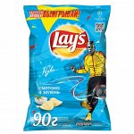 Картофельные чипсы Lay&#039;s Сметана и зелень 90г