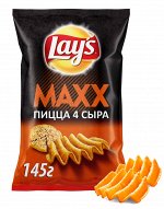Картофельные чипсы Lay&#039;s MAXX Пицца 145г