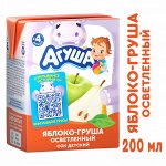 Сок детский Агуша Яблоко-Груша осветленный 200мл с 4 месяцев