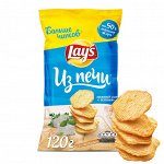 Картофельные чипсы Lay&#039;s Из Печи Сливочный сыр с зеленью 120г