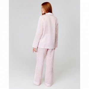 Брюки пижамные женские MINAKU: Light touch цвет розовый, р-р 52