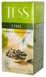 Чай Тесс Lime green tea 25пак