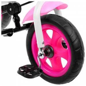 Велосипед трёхколёсный «Лучик Vivat 2», колёса EVA 10"/8", цвет розовый