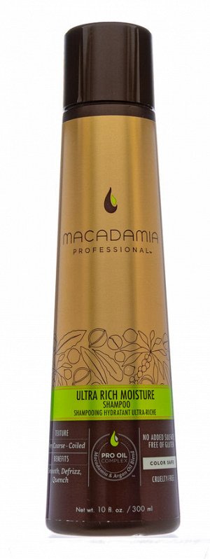 Макадамия Шампунь увлажняющий для жестких волос 300 мл (Macadamia, Уход)