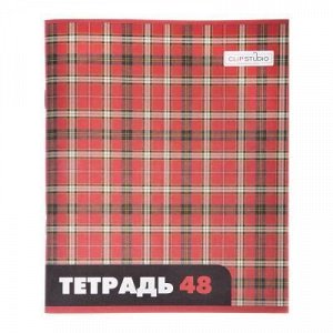 ClipStudio Тетрадь общая 48л. в клетку, блок №2, обложка 120г/м2, скрепка, 10 дизайнов GC