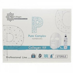 Мезо Коллаген Набор Pure Complex аппликаторы для лица 5 шт и спрей 150 мл (Meso collagen, Collagen Kit)
