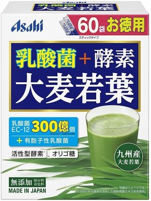 ASAHI Aojiru+EC-12 - аодзиру и молочнокислые бактерии
