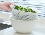 Чашка круглая с ситом, цвет белый