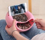 Тарелка для семечек, цвет розовый