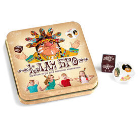 Игра настольная "Клан Бро" (жестяная коробочка)