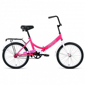 Велосипед 20" Altair City, 2020, цвет розовый/белый, размер 14"