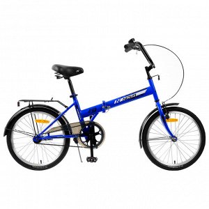 Велосипед 20" Novatrack TG30, цвет синий