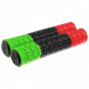 Грипсы Pro-708/S3 143 мм, цвет красный/чёрный/зелёный