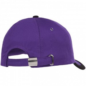 Бейсболка Bizbolka Honor, цвет фиолетовый, с чёрным кантом
