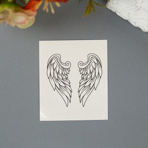Татуировка на тело "Крылья ангела"