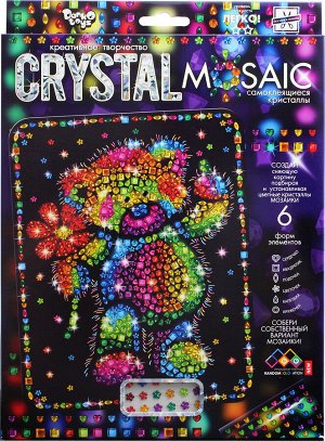 Набор для создания мозаики серии «CRYSTAL MOSAIC», на темном фоне, Набор 5