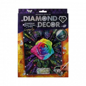 Набор для создания мозаики серии «DIAMOND DECOR» планшетка без рамки, Алмазная роза