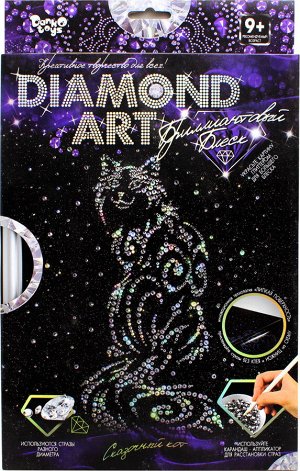 Набор для создания мозаики, серии «DIAMOND ART», Сказочный кот
