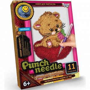 Набор для творчества "Punch Needle ковровая вышивка" , Котенок