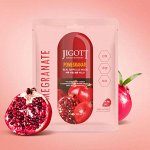 Ампульная маска с экстрактом граната Jigott  Pomegranate Real Ampoule Mask