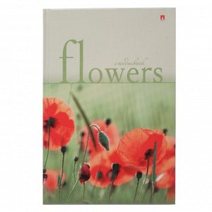 Ежедневник недатированный А5, 128 листов "Цветы", твёрдая обложка, глянцевая ламинация