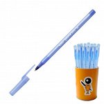 Ручка шариковая, синяя, среднее письмо, BIC Round Stic Classic