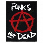 Нашивки печать PUNKS NOT DEAD