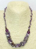 Бусы-колье из аметиста. 52681АМ