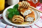 Домашние ФАРШИРОВАННЫЕ БЛИНЧИКИ С ТВОРОГОМ (0,5 кг)