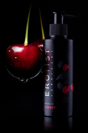 Массажное масло erotist cherry, съедобное, вишня, 150 мл