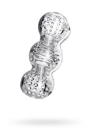 Мастурбатор нереалистичный Lingam, Прозрачный, 15,5 см