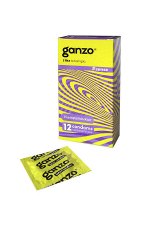 Презервативы Ganzo Sense, тонкие, латекс, 18 см, 12 шт