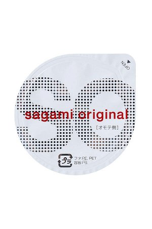 Презервативы Sagami Original 0.02, 1 шт.