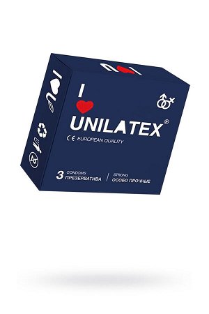 Презервативы unilatex extra strong №3 гладкие