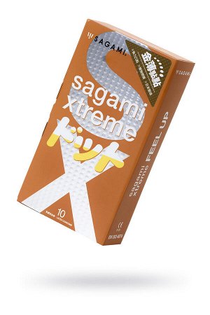 Презервативы латексные sagami xtreme feel up №10, 19 см