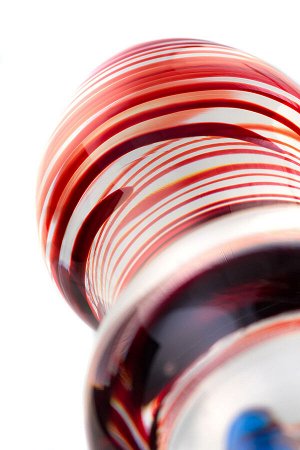 Фаллоимитатор стеклянный Sexus Glass, 13,5 см, Ø 3,5 см, прозрачный