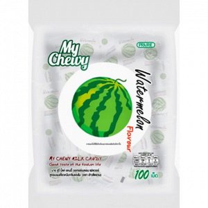 Жевательные молочные конфеты с арбузом "my chewy"