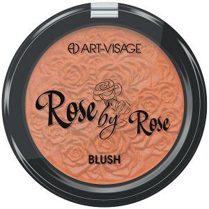 Румяна AV "Rose by Rose" «Mineral Blush»/«Минерал Блаш» №201 кораллово - персиковый