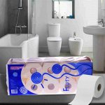 * &quot;Fluty&quot; (blue) Двухслойная туалетная бумага 10 рулонов