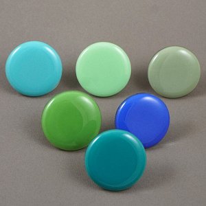 Disk color Муранское стекло/Бижутерный сплав