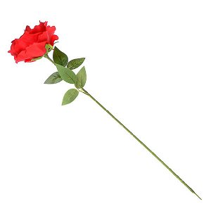 Цветок искусственный в виде розы, 57 см