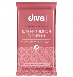 DIVA intimate для интимной гигиены с экстрактом календулы 20