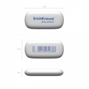 Ластик ErichKrause Balance Mini, 40 х 22 х 12 мм, мягкий, гипоаллергенный