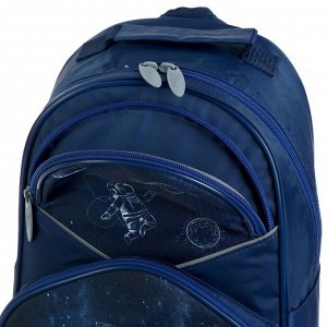 Рюкзак школьный, Calligrata, 37 х 26 х 13 см, эргономичная спинка, «Космос»