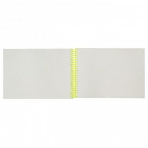 Блокнот-скетчбук А5, 60 листов на гребне «Лемур», пластиковая обложка, блок 100 г/м2