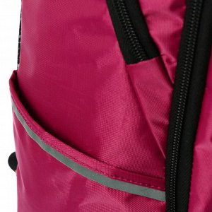 Рюкзак молодёжный, Luris «Спринт», 42 х 28 х 20 см, эргономичная спинка, для девочки «Сова»